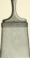 An illustration from Cyclopedia of painting : containing useful and valuable information on the following subjects : adulteration of paint, blistering of paint, brushes, calcimining, carriage painting, china painting, colors, color harmony, color mixing, color testing, exterior painting, gilding, graining, house painting, marbling, mildew, oils and driers, oil painting on glass, painting a bath tub, painting in distemper, paperhanger's tools, paperhanging, pigments, plain oil painting, primary colors, priming, scenic painting, sign painting, stains, staining, stencilling, turpentine, varnishes, varnishing, water color painting, when not to paint, practical points on painting, useful information (1908)