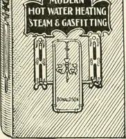An illustration from Cyclopedia of painting : containing useful and valuable information on the following subjects : adulteration of paint, blistering of paint, brushes, calcimining, carriage painting, china painting, colors, color harmony, color mixing, color testing, exterior painting, gilding, graining, house painting, marbling, mildew, oils and driers, oil painting on glass, painting a bath tub, painting in distemper, paperhanger's tools, paperhanging, pigments, plain oil painting, primary colors, priming, scenic painting, sign painting, stains, staining, stencilling, turpentine, varnishes, varnishing, water color painting, when not to paint, practical points on painting, useful information (1908)