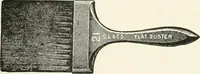 An illustration from Cyclopedia of painting : containing useful and valuable information on the following subjects : adulteration of paint, blistering of paint, brushes, calcimining, carriage painting, china painting, colors, color harmony, color mixing, color testing, exterior painting, gilding, graining, house painting, marbling, mildew, oils and driers, oil painting on glass, painting a bath tub, painting in distemper, paperhanger's tools, paperhanging, pigments, plain oil painting, primary colors, priming, scenic painting, sign painting, stains, staining, stencilling, turpentine, varnishes, varnishing, water color painting, when not to paint, practical points on painting, useful information (1908)