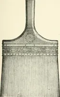 An illustration from Cyclopedia of painting : containing useful and valuable information on the following subjects : adulteration of paint, blistering of paint, brushes, calcimining, carriage painting, china painting, colors, color harmony, color mixing, color testing, exterior painting, gilding, graining, house painting, marbling, mildew, oils and driers, oil painting on glass, painting a bath tub, painting in distemper, paperhanger's tools, paperhanging, pigments, plain oil painting, primary colors, priming, scenic painting, sign painting, stains, staining, stencilling, turpentine, varnishes, varnishing, water color painting, when not to paint, practical points on painting, useful information (1908)