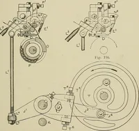 An illustration from Cyclopedia of textile work : a general reference library on cotton, woolen and worsted yarn manufacture, weaving, designing, chemistry and dyeing, finishing, knitting, and allied subjects (1911)