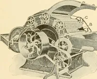 An illustration from Cyclopedia of textile work : a general reference library on cotton, woollen and worsted yarn manufacture, weaving, designing, chemistry and dyeing, finishing, knitting, and allied subjects (1907)