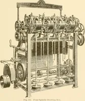 Picture 115 of 171 from Cyclopedia of textile work : a general reference library on cotton, woollen and worsted yarn manufacture, weaving, designing, chemistry and dyeing, finishing, knitting, and allied subjects (1907), leaf 241