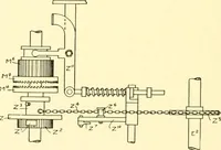 An illustration from Cyclopedia of textile work : a general reference library on cotton, woollen and worsted yarn manufacture, weaving, designing, chemistry and dyeing, finishing, knitting, and allied subjects (1907)