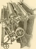 Picture 169 of 171 from Cyclopedia of textile work : a general reference library on cotton, woollen and worsted yarn manufacture, weaving, designing, chemistry and dyeing, finishing, knitting, and allied subjects (1907), leaf 347