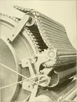 An illustration from Cyclopedia of textile work : a general reference library on cotton, woollen and worsted yarn manufacture, weaving, designing, chemistry and dyeing, finishing, knitting, and allied subjects (1907)
