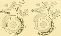 An illustration from Cyclopedia of textile work : a general reference library on cotton, woollen and worsted yarn manufacture, weaving, designing, chemistry and dyeing, finishing, knitting, and allied subjects (1907)