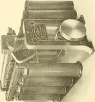 An illustration from Cyclopedia of textile work : a general reference library on cotton, woollen and worsted yarn manufacture, weaving, designing, chemistry and dyeing, finishing, knitting, and allied subjects (1907)