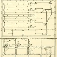 An illustration from Cyclopedia of textile work : a general reference library on cotton, woollen and worsted yarn manufacture, weaving, designing, chemistry and dyeing, finishing, knitting, and allied subjects (1907)