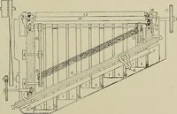 An illustration from Cyclopedia of textile work : a general reference library on cotton, woolen and worsted yarn manufacture, weaving, designing, chemistry and dyeing, finishing, knitting, and allied subjects (1911)