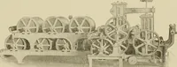 An illustration from Cyclopedia of textile work : a general reference library on cotton, woolen and worsted yarn manufacture, weaving, designing, chemistry and dyeing, finishing, knitting, and allied subjects (1911)