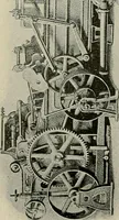 An illustration from Cyclopedia of textile work : a general reference library on cotton, woolen and worsted yarn manufacture, weaving, designing, chemistry and dyeing, finishing, knitting, and allied subjects (1911)