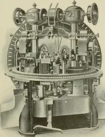 An illustration from Cyclopedia of textile work : a general reference library on cotton, woolen and worsted yarn manufacture, weaving, designing, chemistry and dyeing, finishing, knitting, and allied subjects (1911)