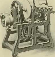 An illustration from Cyclopedia of textile work : a general reference library on cotton, woolen and worsted yarn manufacture, weaving, designing, chemistry and dyeing, finishing, knitting, and allied subjects (1911)