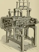 An illustration from Cyclopedia of textile work : a general reference library on cotton, woolen and worsted yarn manufacture, weaving, designing, chemistry and dyeing, finishing, knitting, and allied subjects (1911)