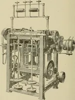 An illustration from Cyclopedia of textile work : a general reference library on cotton, woolen and worsted yarn manufacture, weaving, designing, chemistry and dyeing, finishing, knitting, and allied subjects (1911)