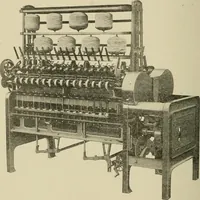 An illustration from Cyclopedia of textile work : a general reference library on cotton, woolen and worsted yarn manufacture, weaving, designing, chemistry and dyeing, finishing, knitting, and allied subjects (1911)