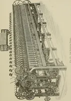 An illustration from Cyclopedia of textile work : a general reference library on cotton, woolen and worsted yarn manufacture, weaving, designing, chemistry and dyeing, finishing, knitting, and allied subjects (1911)