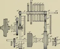 An illustration from Cyclopedia of textile work : a general reference library on cotton, woolen and worsted yarn manufacture, weaving, designing, chemistry and dyeing, finishing, knitting, and allied subjects (1911)