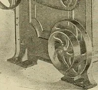 An illustration from Cyclopedia of textile work : a general reference library on cotton, woolen and worsted yarn manufacture, weaving, designing, chemistry and dyeing, finishing, knitting, and allied subjects (1911)