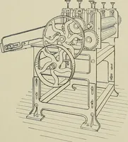 An illustration from Cyclopedia of textile work : a general reference library on cotton, woolen and worsted yarn manufacture, weaving, designing, chemistry and dyeing, finishing, knitting, and allied subjects (1911)
