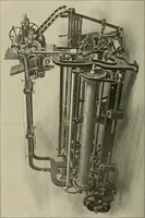 An illustration from Cyclopedia of textile work : a general reference library on cotton, woolen and worsted yarn manufacture, weaving, designing, chemistry and dyeing, finishing, knitting, and allied subjects (1911)