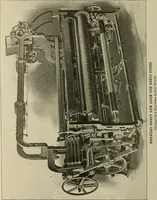 An illustration from Cyclopedia of textile work : a general reference library on cotton, woolen and worsted yarn manufacture, weaving, designing, chemistry and dyeing, finishing, knitting, and allied subjects (1911)