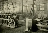 An illustration from Cyclopedia of textile work : a general reference library on cotton, woolen and worsted yarn manufacture, weaving, designing, chemistry and dyeing, finishing, knitting, and allied subjects (1911)