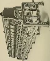 An illustration from Cyclopedia of textile work : a general reference library on cotton, woolen and worsted yarn manufacture, weaving, designing, chemistry and dyeing, finishing, knitting, and allied subjects (1911)