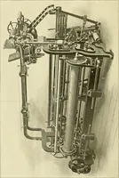 An illustration from Cyclopedia of textile work : a general reference library on cotton, woollen and worsted yarn manufacture, weaving, designing, chemistry and dyeing, finishing, knitting, and allied subjects (1907)
