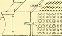 An illustration from Cyclopedia of textile work : a general reference library on cotton, woollen and worsted yarn manufacture, weaving, designing, chemistry and dyeing, finishing, knitting, and allied subjects (1907)