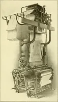 An illustration from Cyclopedia of textile work : a general reference library on cotton, woollen and worsted yarn manufacture, weaving, designing, chemistry and dyeing, finishing, knitting, and allied subjects (1907)
