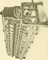 An illustration from Cyclopedia of textile work : a general reference library on cotton, woollen and worsted yarn manufacture, weaving, designing, chemistry and dyeing, finishing, knitting, and allied subjects (1907)
