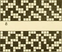 An illustration from Cyclopedia of textile work : a general reference library on cotton, woollen and worsted yarn manufacture, weaving, designing, chemistry and dyeing, finishing, knitting, and allied subjects (1907)