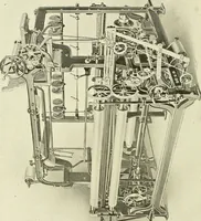 An illustration from Cyclopedia of textile work : a general reference library on cotton, woolen and worsted yarn manufacture, weaving, designing, chemistry and dyeing, finishing, knitting, and allied subjects (1911)