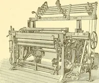 An illustration from Cyclopedia of textile work : a general reference library on cotton, woolen and worsted yarn manufacture, weaving, designing, chemistry and dyeing, finishing, knitting, and allied subjects (1911)