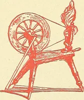 An illustration from Cyclopedia of textile work : a general reference library on cotton, woolen and worsted yarn manufacture, weaving, designing, chemistry and dyeing, finishing, knitting, and allied subjects (1911)