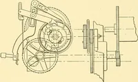 An illustration from Cyclopedia of textile work : a general reference library on cotton, woolen and worsted yarn manufacture, weaving, designing, chemistry and dyeing, finishing, knitting, and allied subjects (1911)