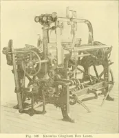 Picture 131 of 189 from Cyclopedia of textile work : a general reference library on cotton, woolen and worsted yarn manufacture, weaving, designing, chemistry and dyeing, finishing, knitting, and allied subjects (1911), leaf 199