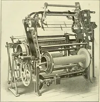 An illustration from Cyclopedia of textile work : a general reference library on cotton, woolen and worsted yarn manufacture, weaving, designing, chemistry and dyeing, finishing, knitting, and allied subjects (1911)