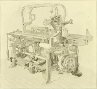 An illustration from Cyclopedia of textile work : a general reference library on cotton, woolen and worsted yarn manufacture, weaving, designing, chemistry and dyeing, finishing, knitting, and allied subjects (1911)