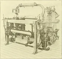 An illustration from Cyclopedia of textile work : a general reference library on cotton, woolen and worsted yarn manufacture, weaving, designing, chemistry and dyeing, finishing, knitting, and allied subjects (1911)