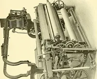 An illustration from Cyclopedia of textile work : a general reference library on cotton, woolen and worsted yarn manufacture, weaving, designing, chemistry and dyeing, finishing, knitting, and allied subjects (1911)