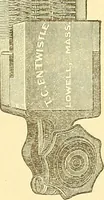 An illustration from Cyclopedia of textile work : a general reference library on cotton, woolen and worsted yarn manufacture, weaving, designing, chemistry and dyeing, finishing, knitting, and allied subjects (1911)