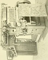 An illustration from Cyclopedia of textile work : a general reference library on cotton, woolen and worsted yarn manufacture, weaving, designing, chemistry and dyeing, finishing, knitting, and allied subjects (1911)