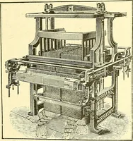 An illustration from Cyclopedia of textile work : a general reference library on cotton, woolen and worsted yarn manufacture, weaving, designing, chemistry and dyeing, finishing, knitting, and allied subjects (1911)