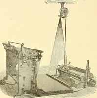 An illustration from Cyclopedia of textile work : a general reference library on cotton, woolen and worsted yarn manufacture, weaving, designing, chemistry and dyeing, finishing, knitting, and allied subjects (1911)