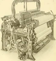 An illustration from Cyclopedia of textile work : a general reference library on cotton, woolen and worsted yarn manufacture, weaving, designing, chemistry and dyeing, finishing, knitting, and allied subjects (1911)