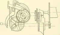 An illustration from Cyclopedia of textile work : a general reference library on cotton, woollen and worsted yarn manufacture, weaving, designing, chemistry and dyeing, finishing, knitting, and allied subjects (1907)