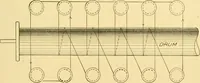 An illustration from Cyclopedia of textile work : a general reference library on cotton, woollen and worsted yarn manufacture, weaving, designing, chemistry and dyeing, finishing, knitting, and allied subjects (1907)